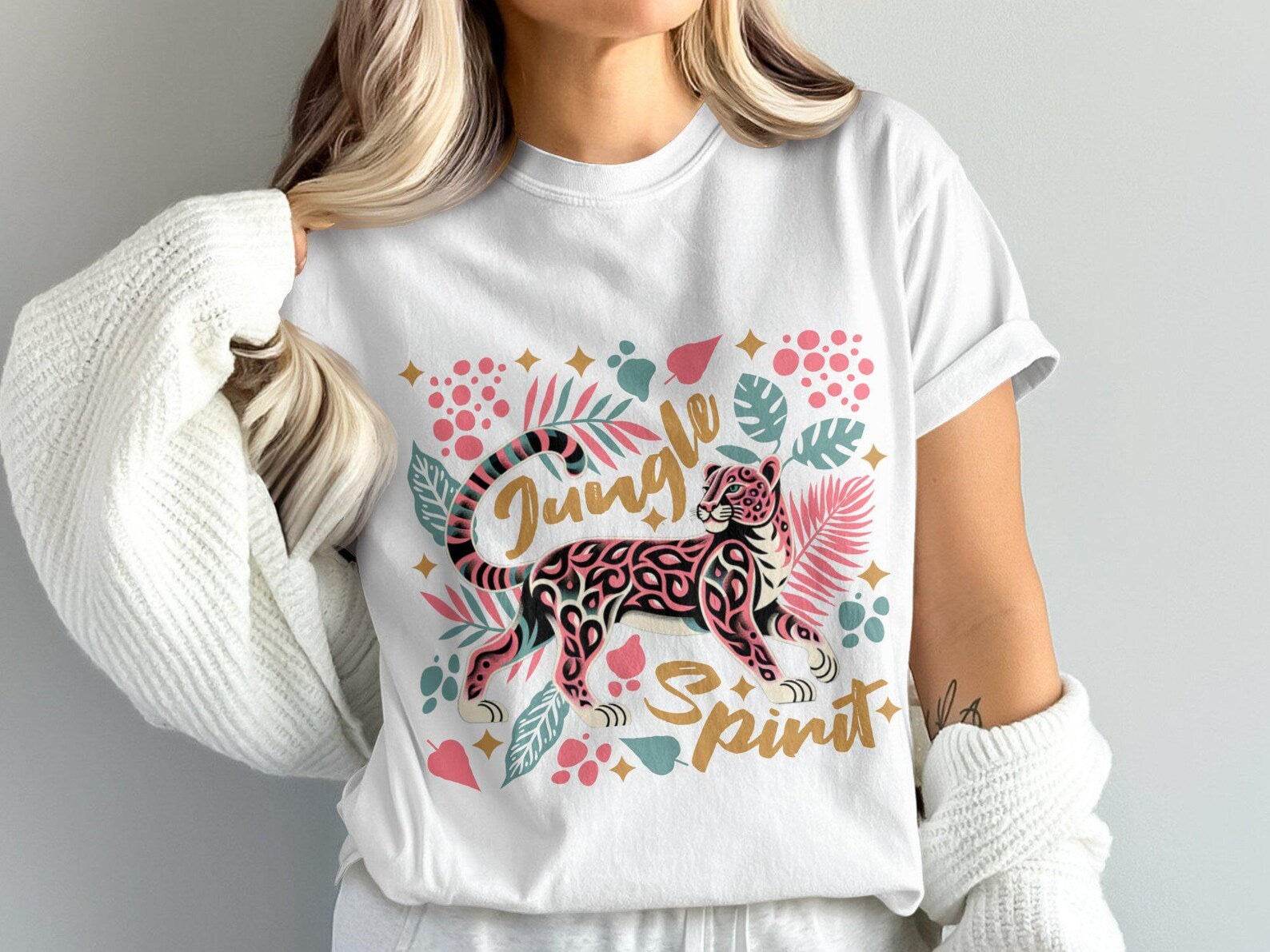 Tricou Oversized BUMBAC 100% Bloom 1